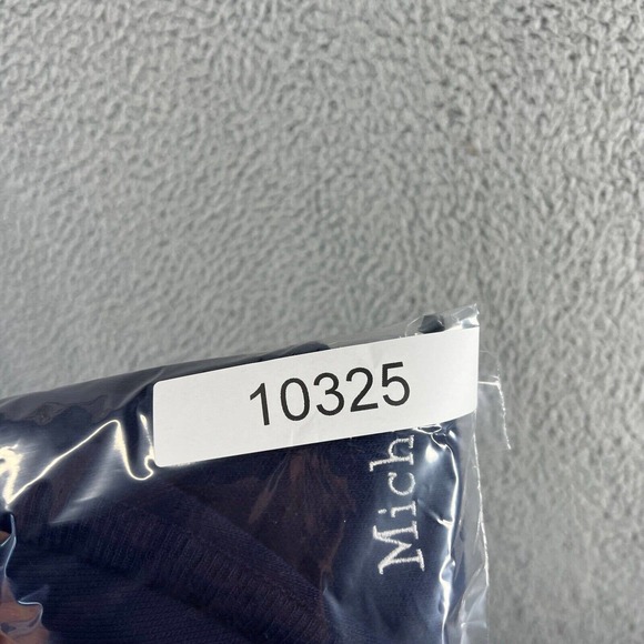 Vintage Michigan Sweater Men's large Tall Blue Embroidered Spellout Acrylic 90s - Picture 14 of 14